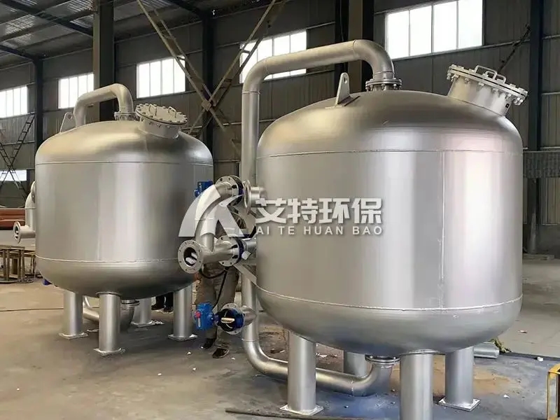 High-speed shallow sand filter