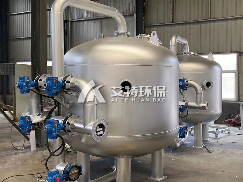 Activated carbon quartz sand filter