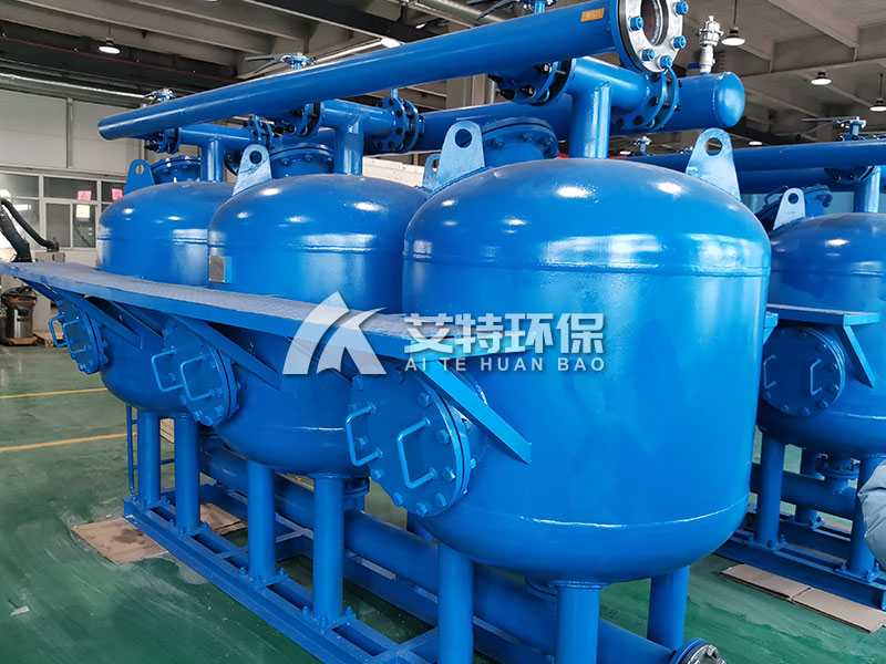 Quartz sand blast filter