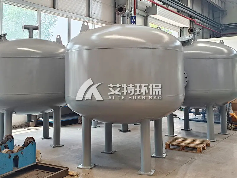 Automatic shallow sand filter for clean water