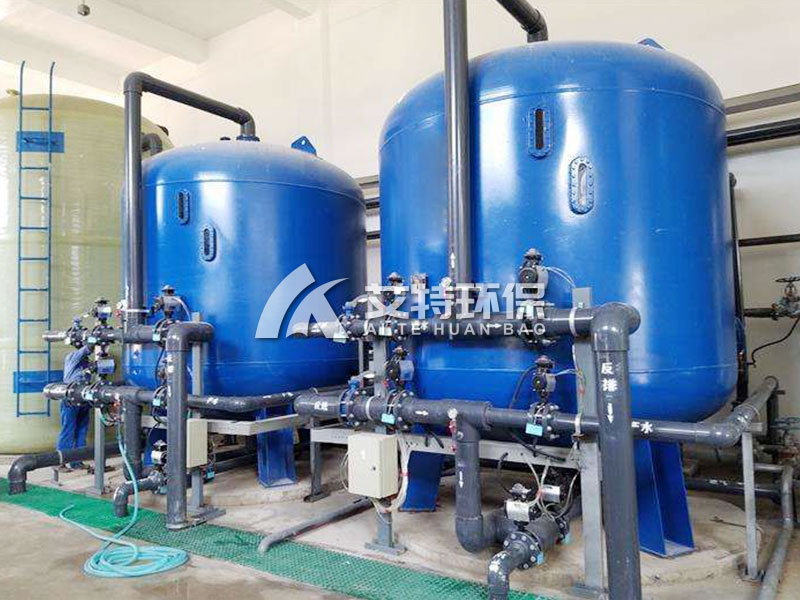 Sewage treatment quartz sand filter