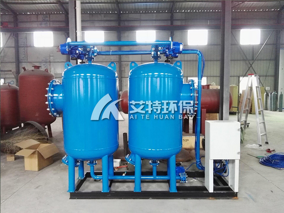 Quartz sand blast filter