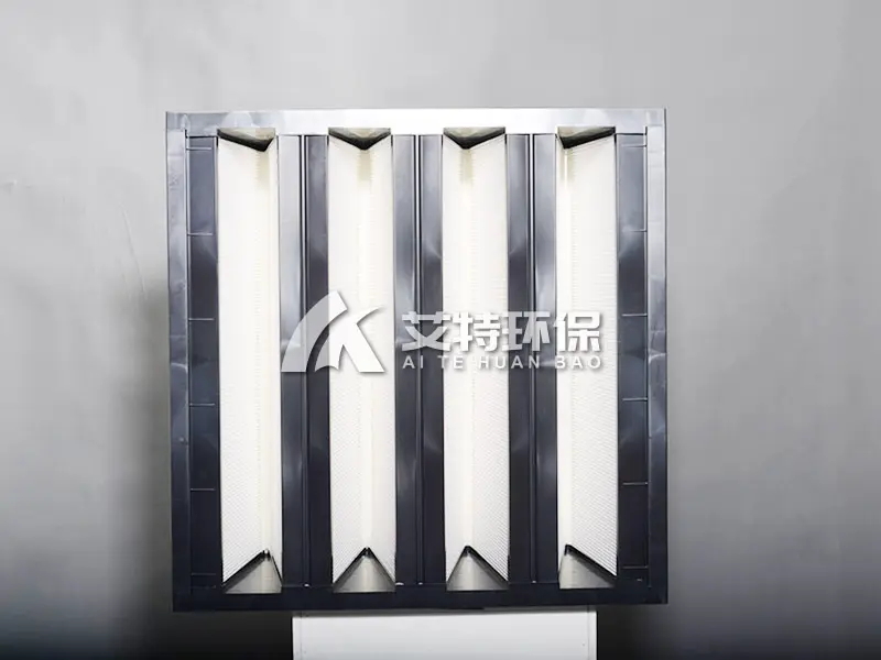 W type high efficiency air filter