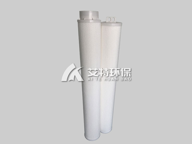 Industrial water treatment large flow filter element