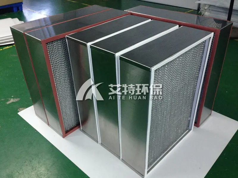 High temperature resistant high efficiency filter