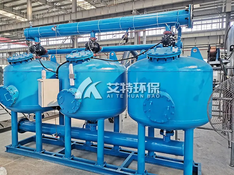 Precautions for operation of shallow sand filter