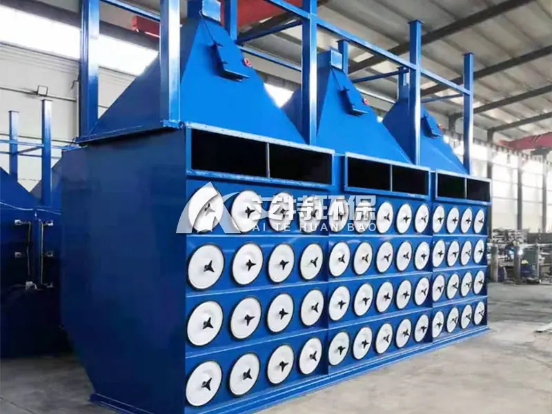 Centralized filter cartridge dust collector