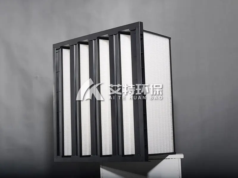 W type high efficiency air filter