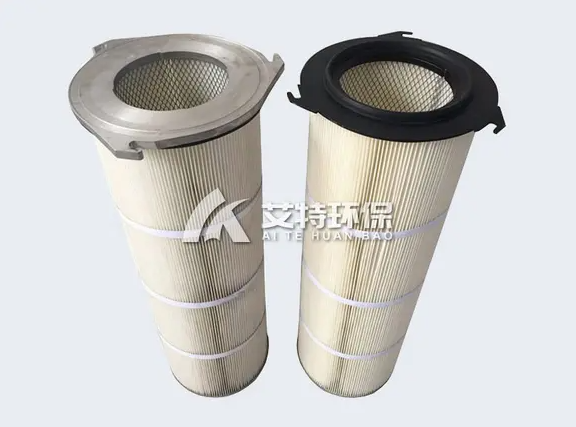 Three-ear hanging pan air filter cylinder