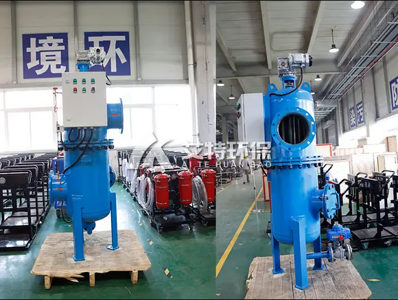 Automatic pipe multi - core self - cleaning filter