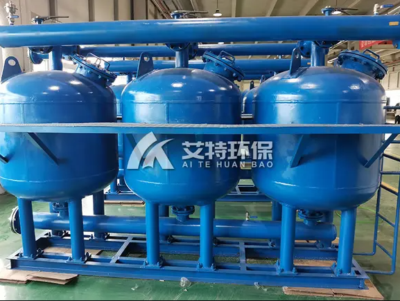 Carbon steel multi-tank parallel shallow sand filter