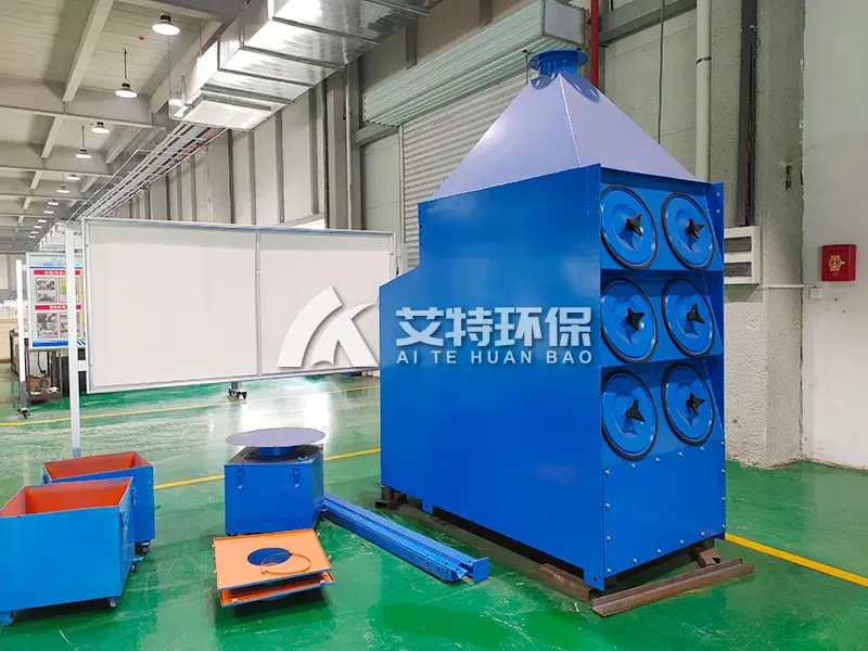 Industrial waste gas dust cylinder dust remover