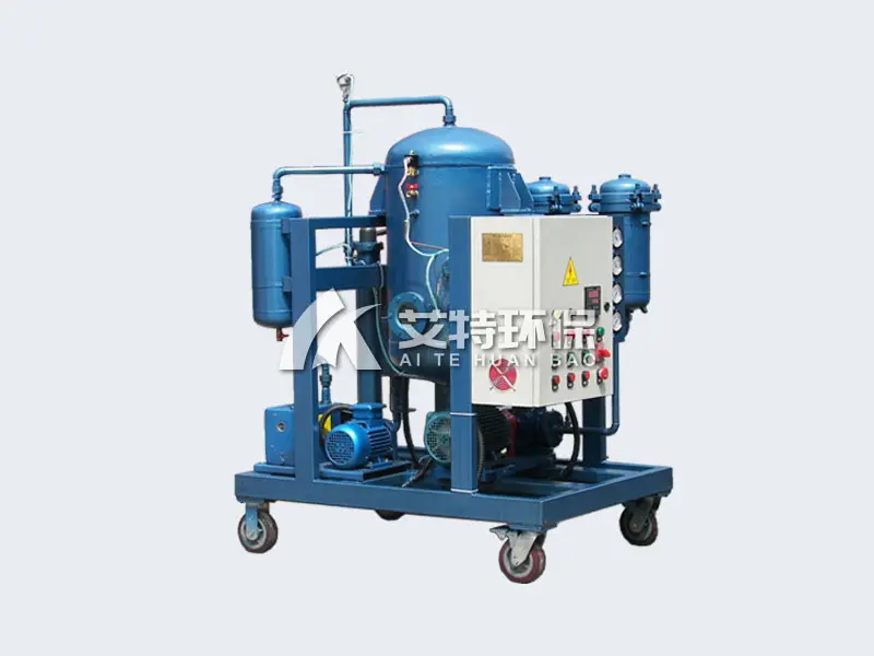 Trailer type vacuum oil filter