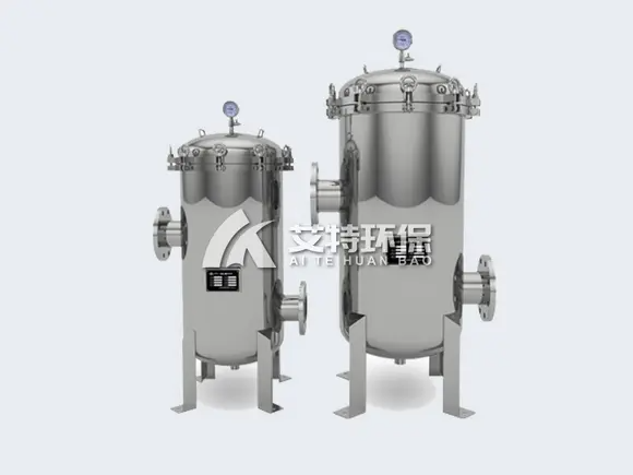 External pressure high flow security filter