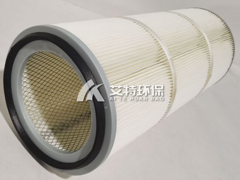 Road sweeper dust filter