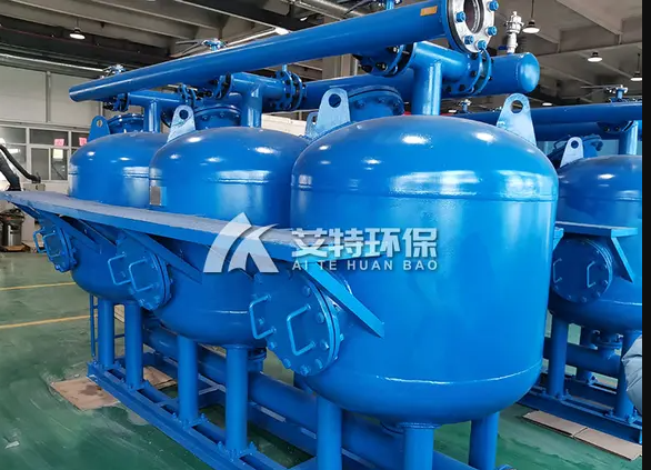 Carbon steel multi-tank parallel shallow sand filter