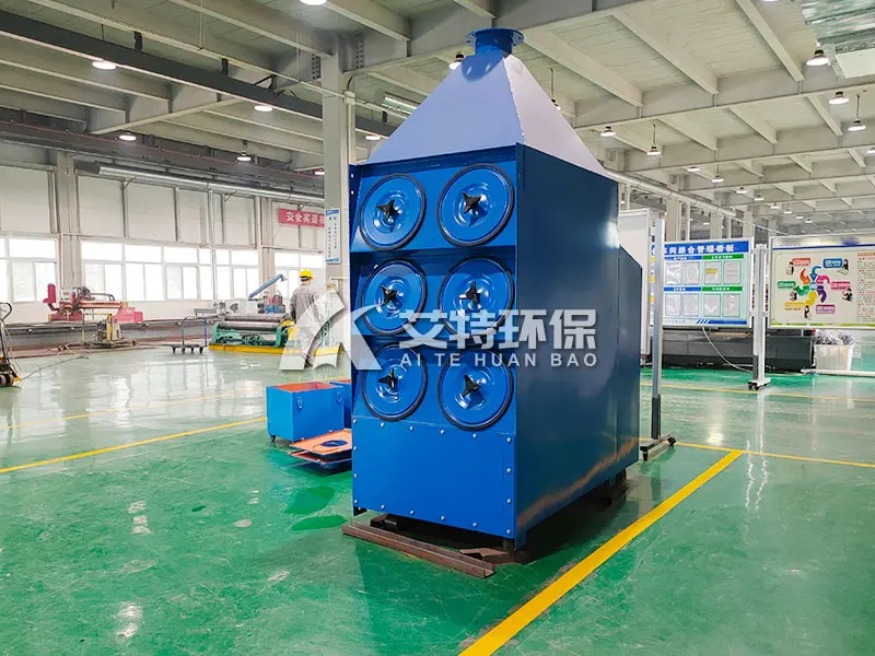 Industrial waste gas dust cylinder dust remover