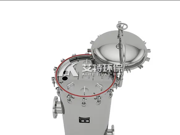 External pressure high flow security filter