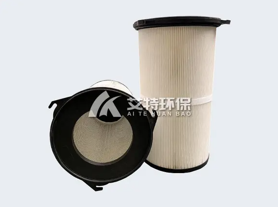 Three-ear hanging pan air filter cylinder