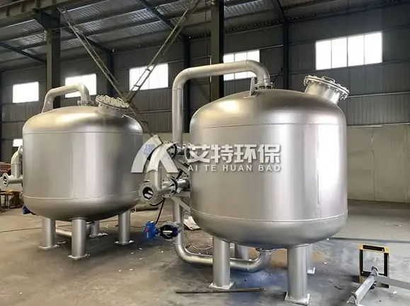 Fiberglass quartz sand filter