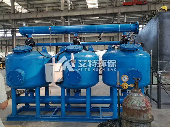 Carbon steel multi-tank parallel shallow sand filter