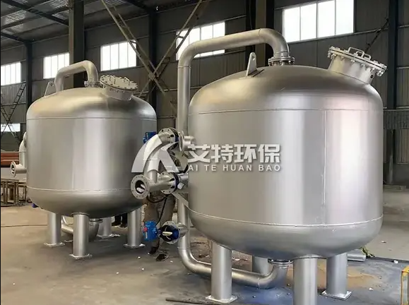 Mechanical filter for sewage treatment