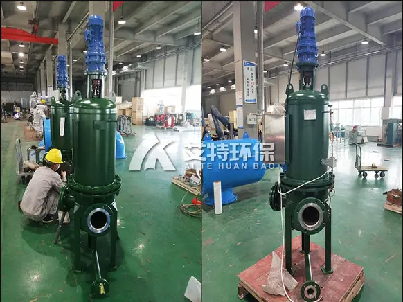 Vertical multi-element fine decontamination filter