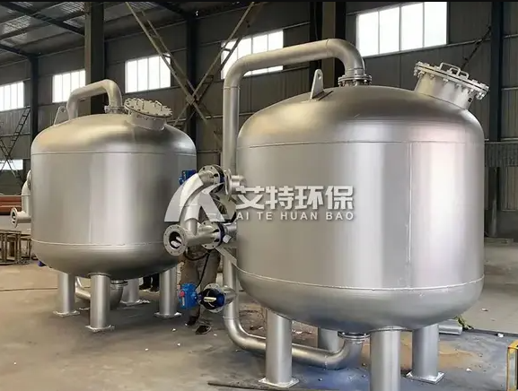 High speed shallow sand filter