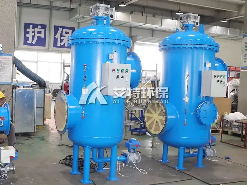 Automatic stainless steel mesh type self-cleaning filter