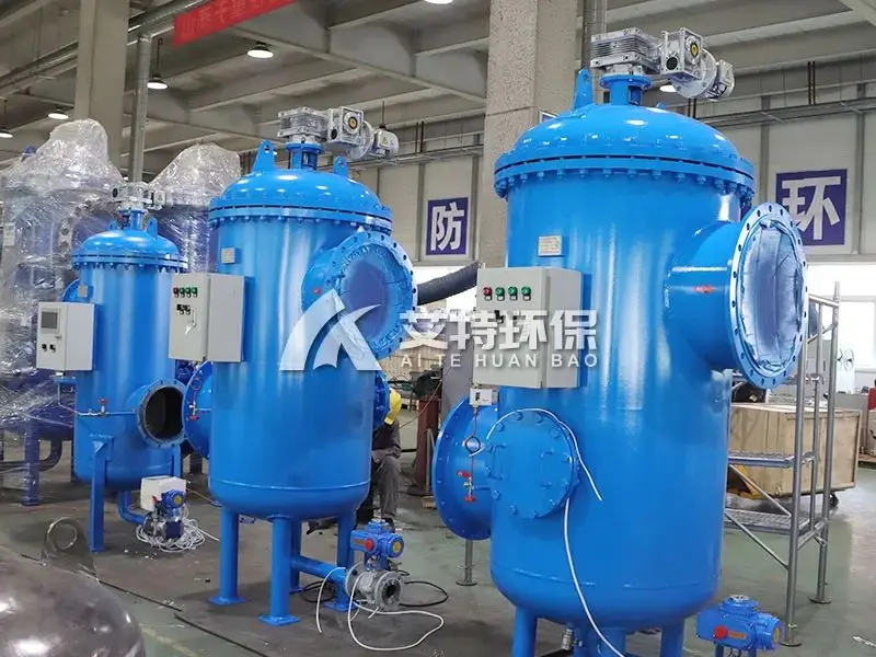 Automatic stainless steel mesh type self-cleaning filter