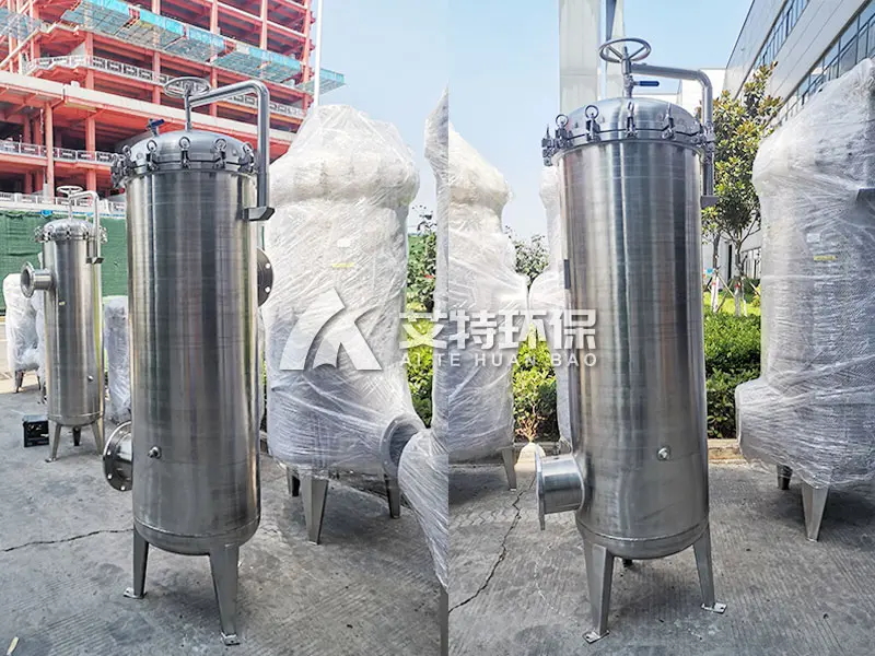 Filter element type large flow water filter