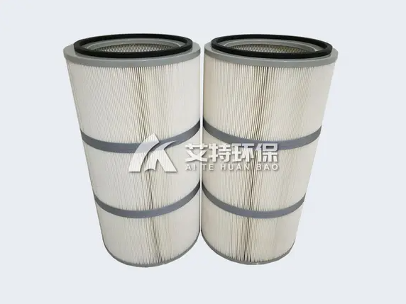 Steel mill high temperature resistant aramid folding filter cylinder