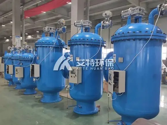 Large flow automatic self-cleaning filter