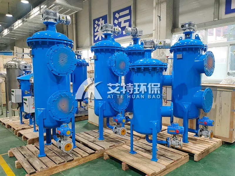 Fully automatic self-cleaning filter equipment