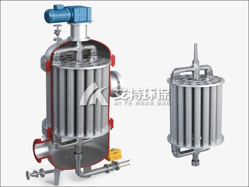 Multi - column self - cleaning filter operation is not normal how to return a responsibility