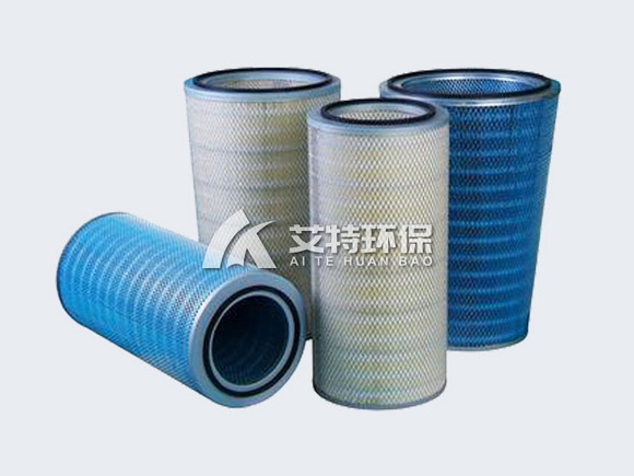 Oval flame retardant air filter 