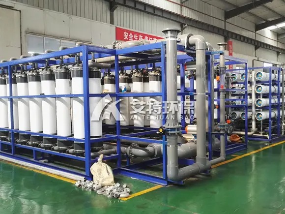 Resin softening water equipment