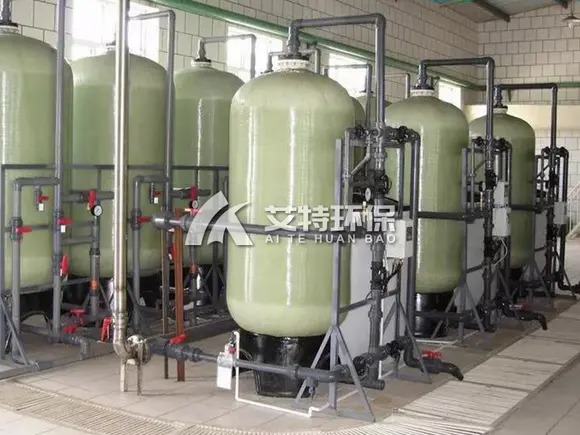 Large reverse osmosis water treatment unit