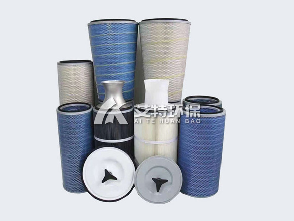 Oval flame retardant air filter 