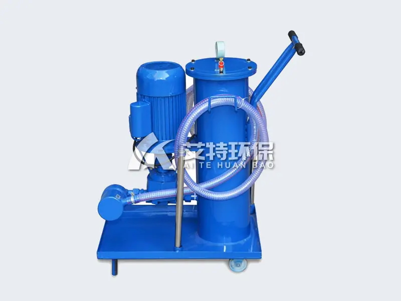 Pressure type plate and frame oil filter car