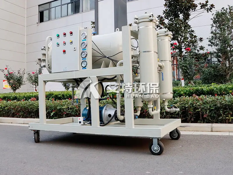 Coalescing dewatering oil filter LYC-400J