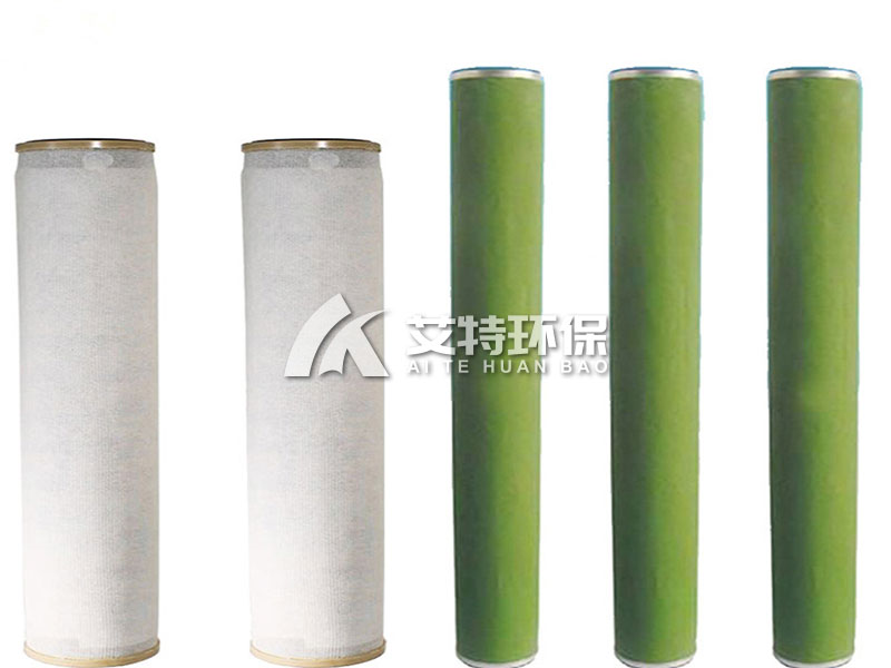 Natural gas coalescence separation filter element