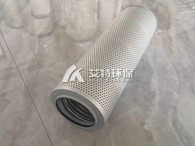 Stainless steel folding hydraulic oil filter element oil and gas separator