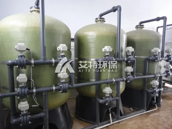 Large reverse osmosis water treatment unit