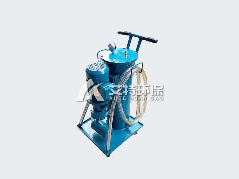 Pressure type plate and frame oil filter car