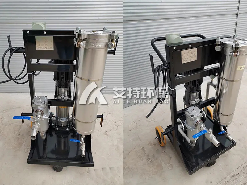 Portable hydraulic oil filter LYC-100A series