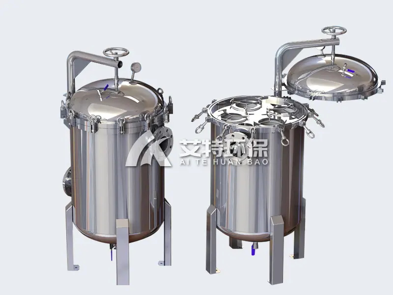 Stainless steel bag filter element