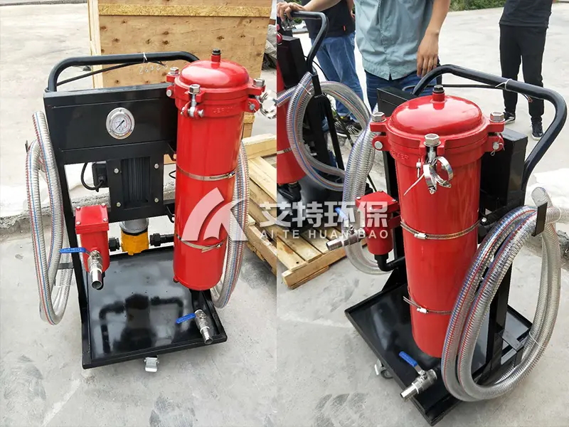 Mobile oil filter